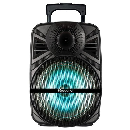 IQ Sound IQ-5012DJBT Portable Bluetooth Speaker System - 30 W RMS - Black